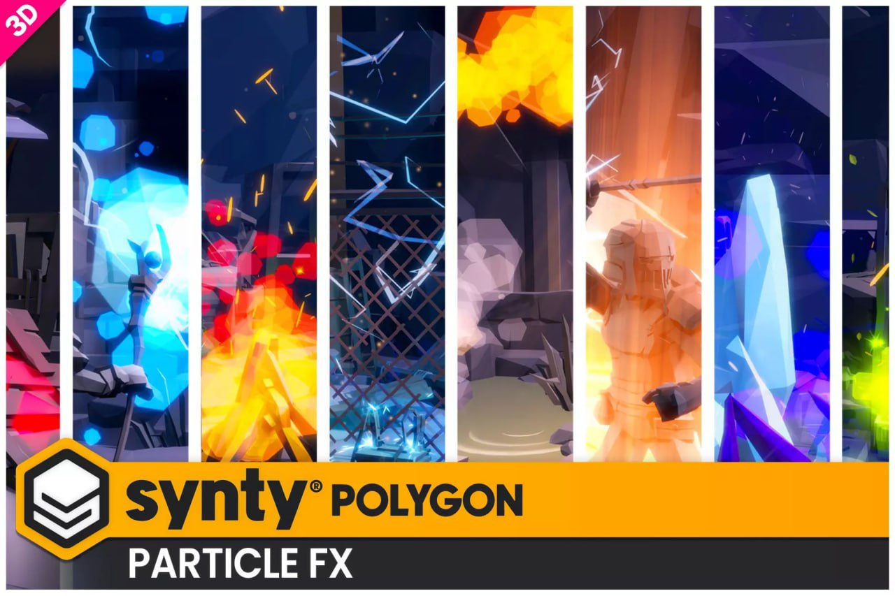 POLYGON Particle FX - Low Poly 3D📱