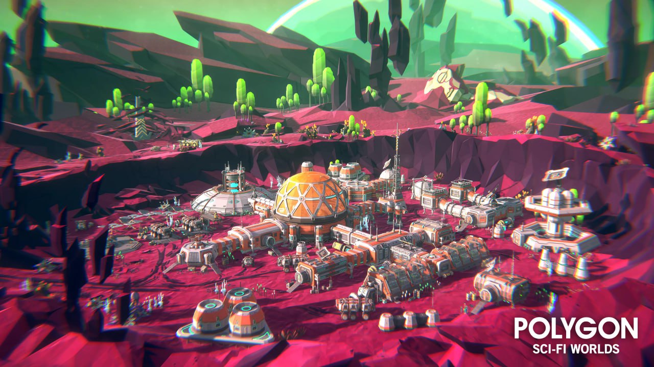 POLYGON Sci-Fi Worlds📱 - изображение 2