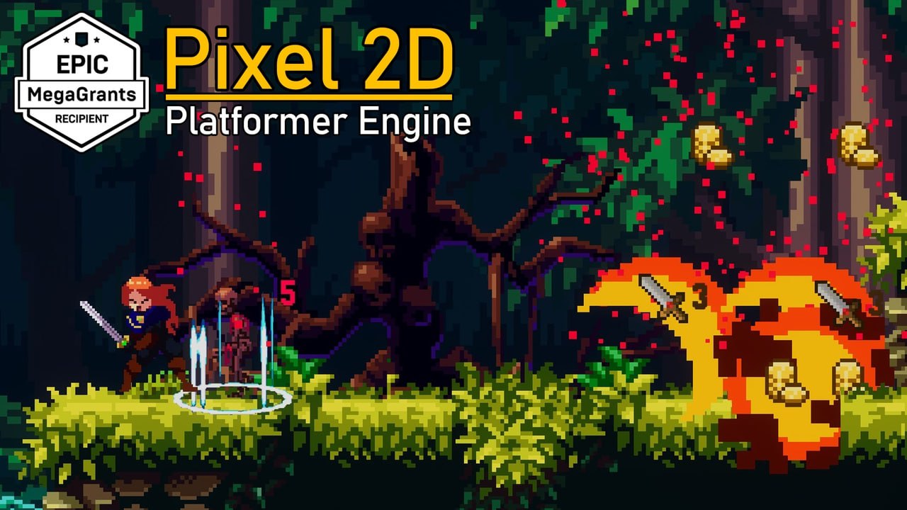 Pixel 2D - 2D Platformer Engine📱