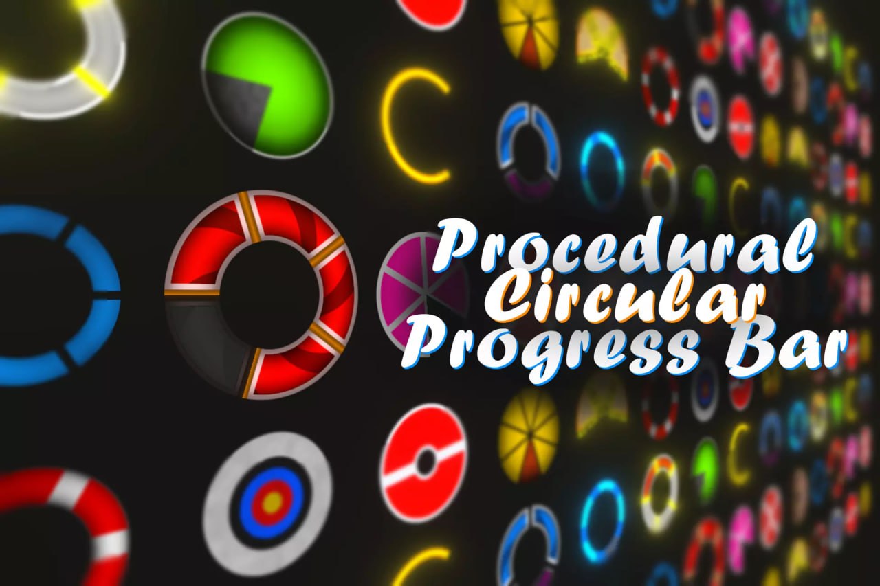 Procedural Circular Health and Progress Bars Pro v8.8📱