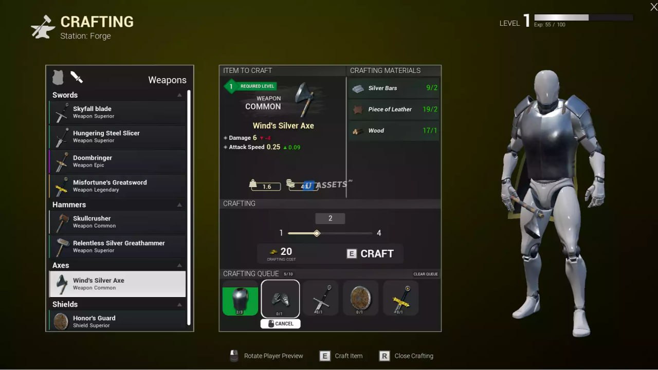 RPG Inventory and Interaction System📱