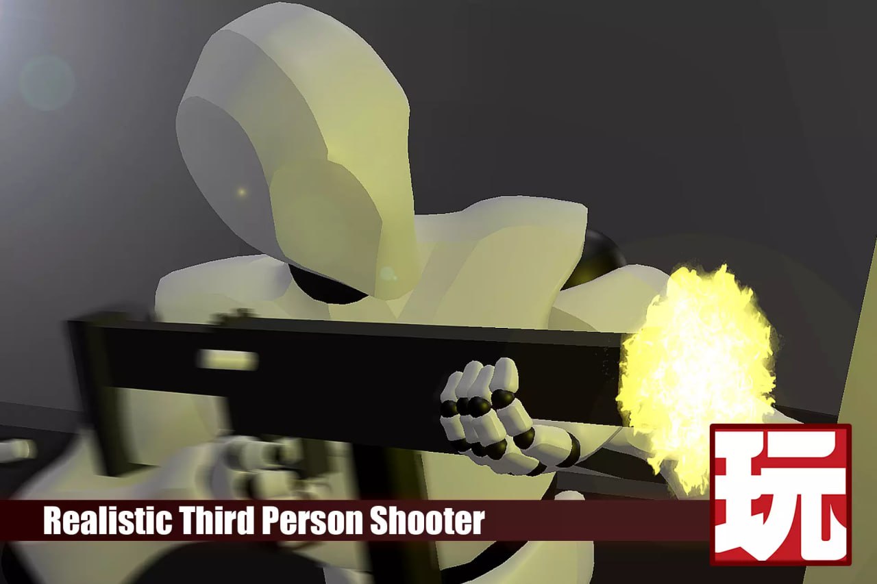 Realistic Third Person Shooter for Playmaker📱