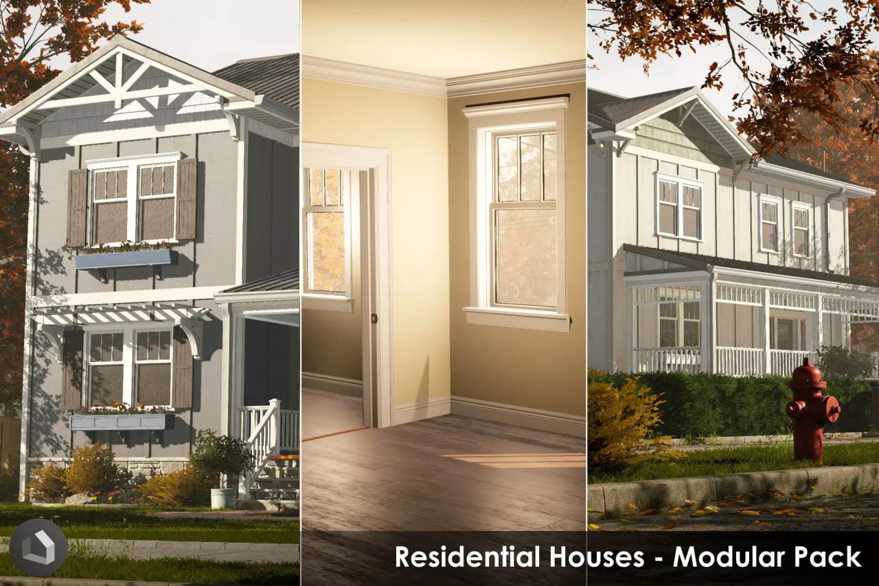 Residential Houses - Modular Pack📱