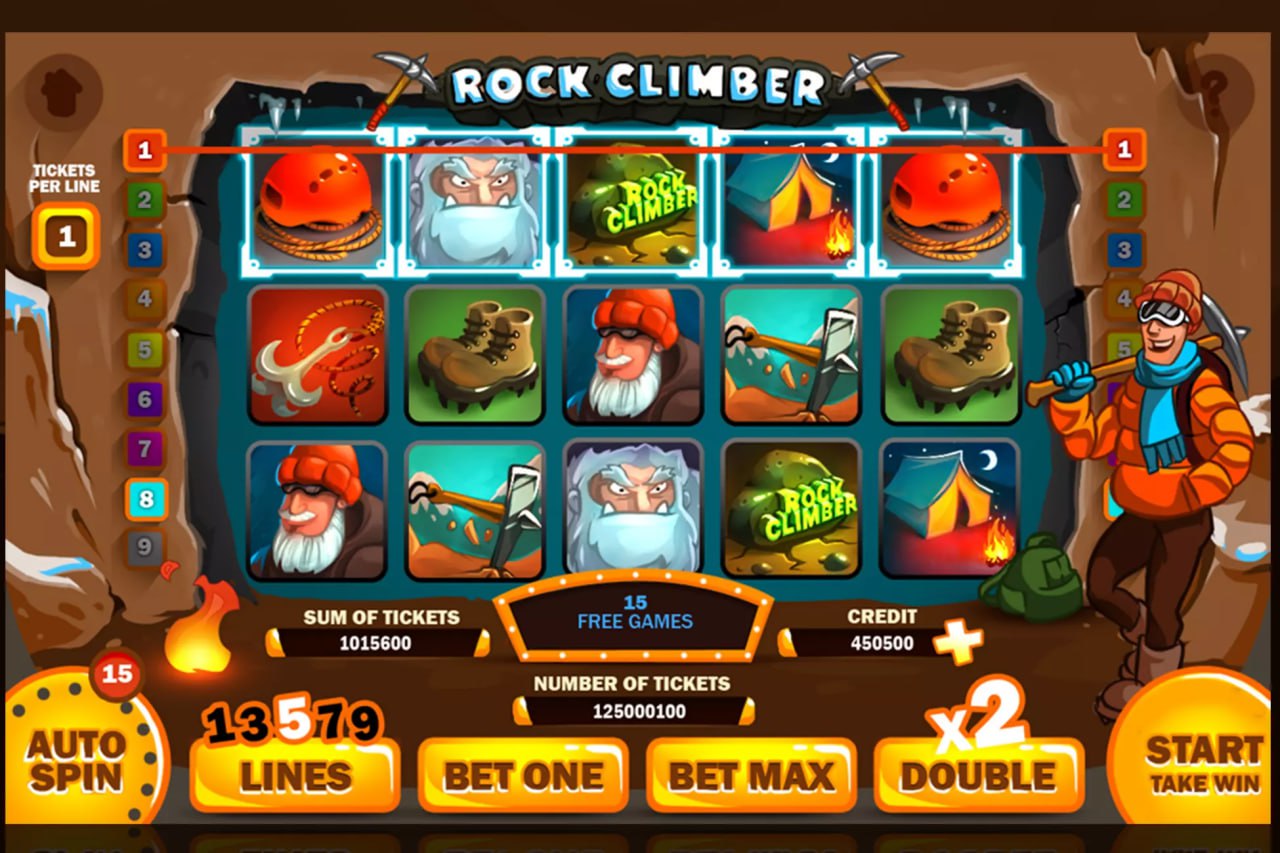 Rock climber slot game assets 1.0📱