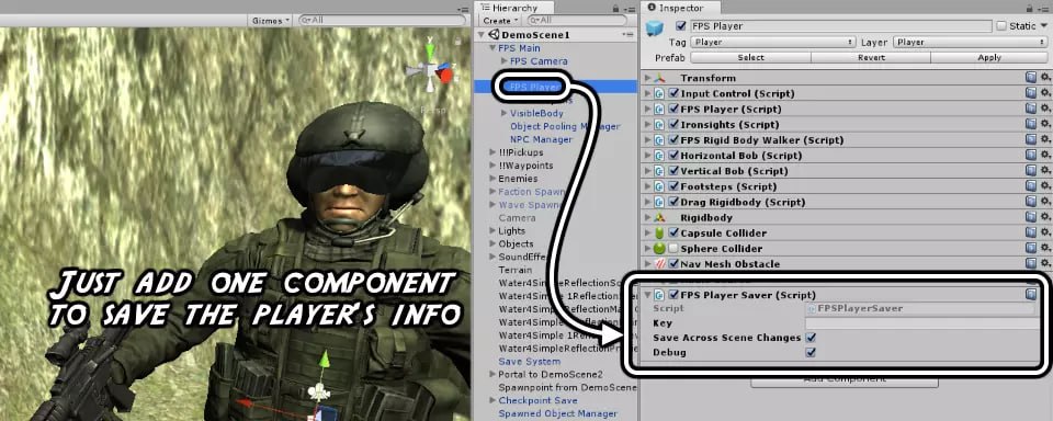 Save System for Realistic FPS Prefab📱 - изображение 2