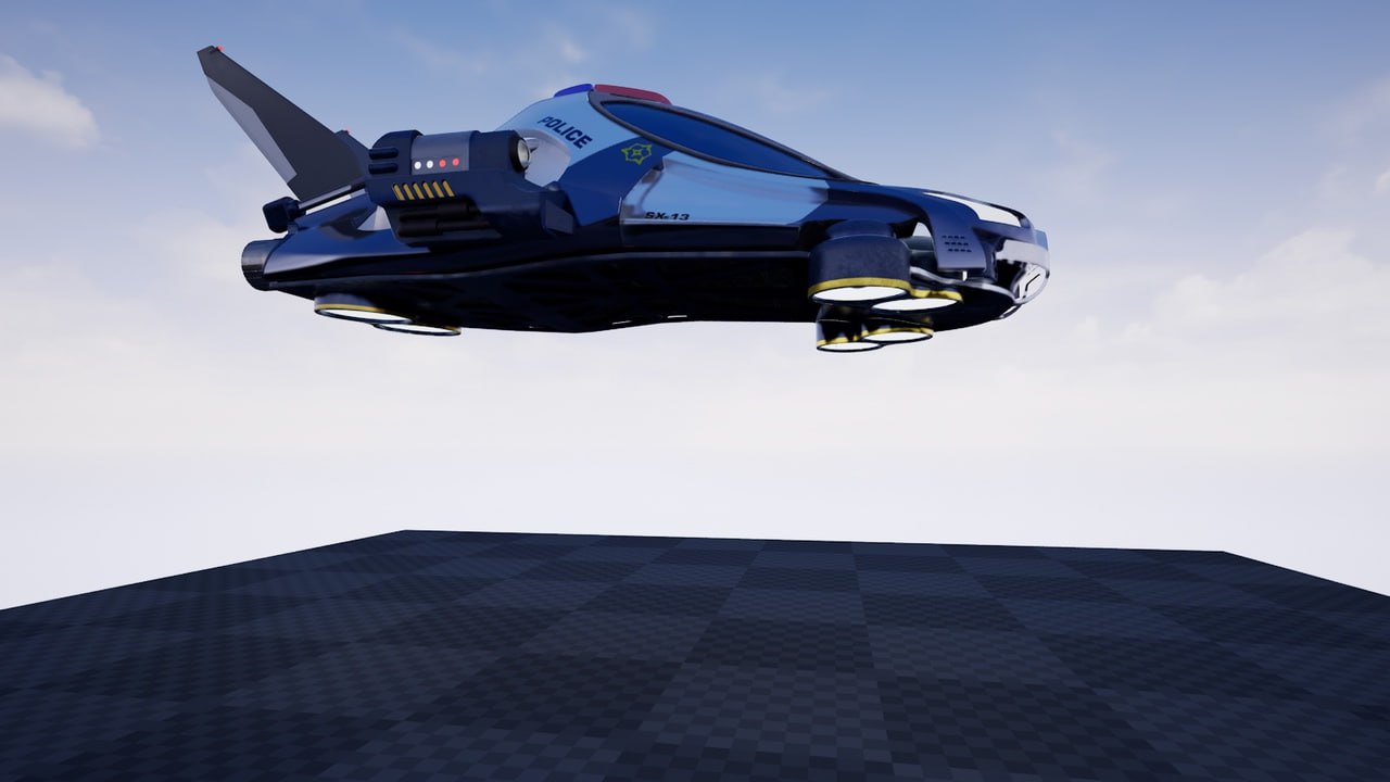 Sci Fi Police Vehicle📱