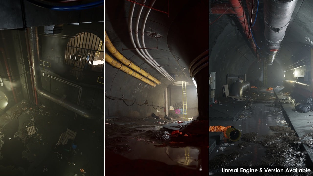 Sewer Tunnels - Modular Pack📱