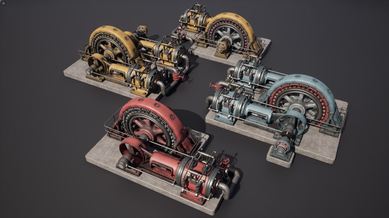 Steam powered Generators📱