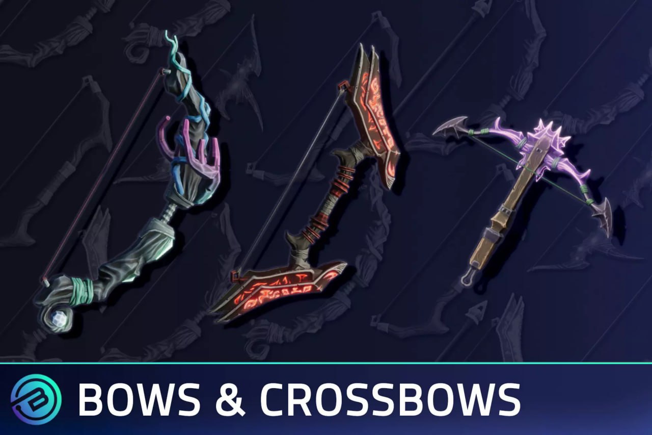 Stylized Bows Crossbows - RPG Weapons📱