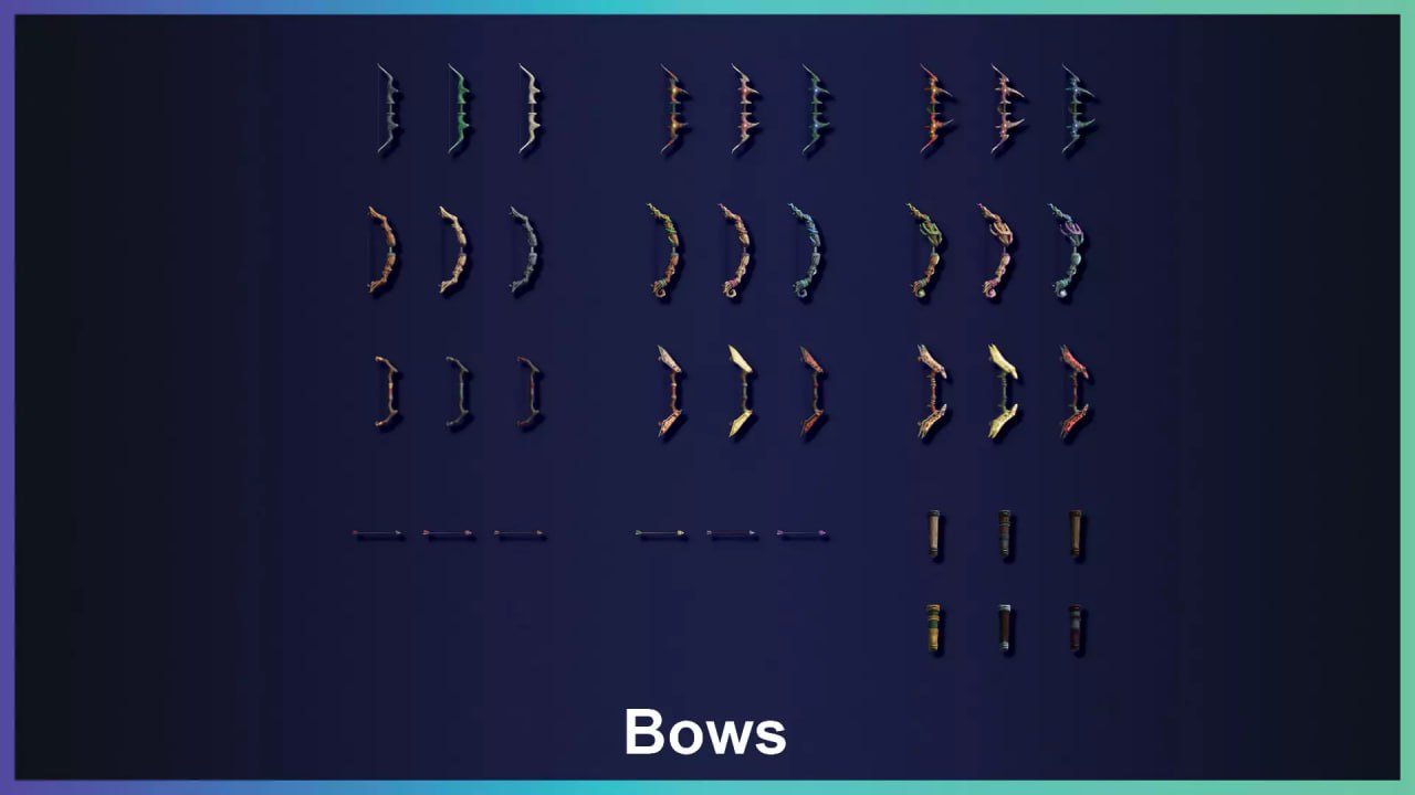 Stylized Bows Crossbows - RPG Weapons📱 - изображение 2