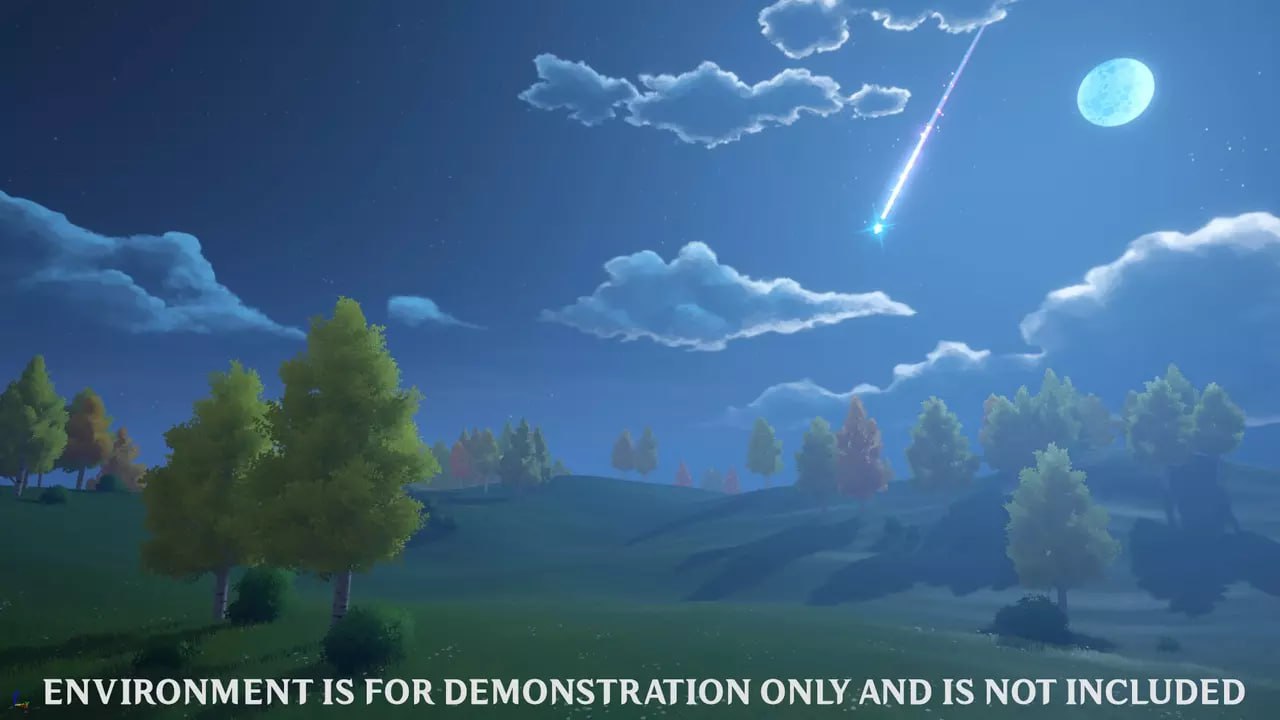 Stylized Dynamic Sky & Weather System📱