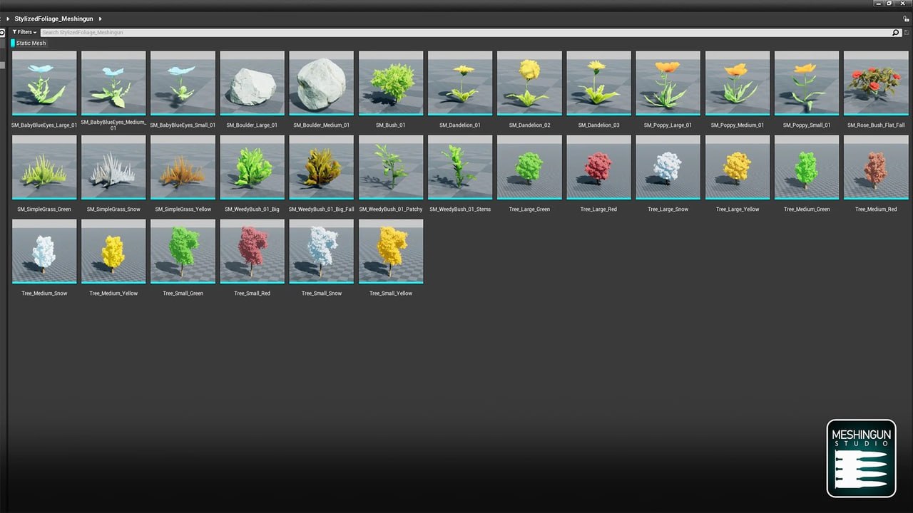 Stylized Foliage Pack V.01📱 - изображение 3