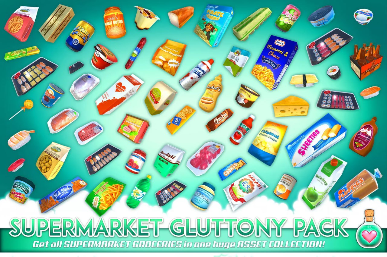 Supermarket Gluttony Pack📱
