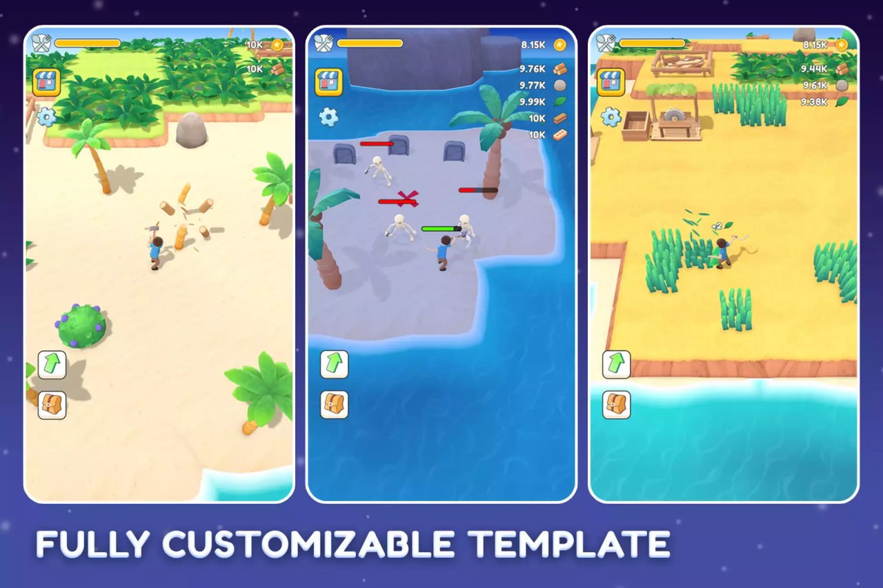 Survival Island | Template + Editor📱