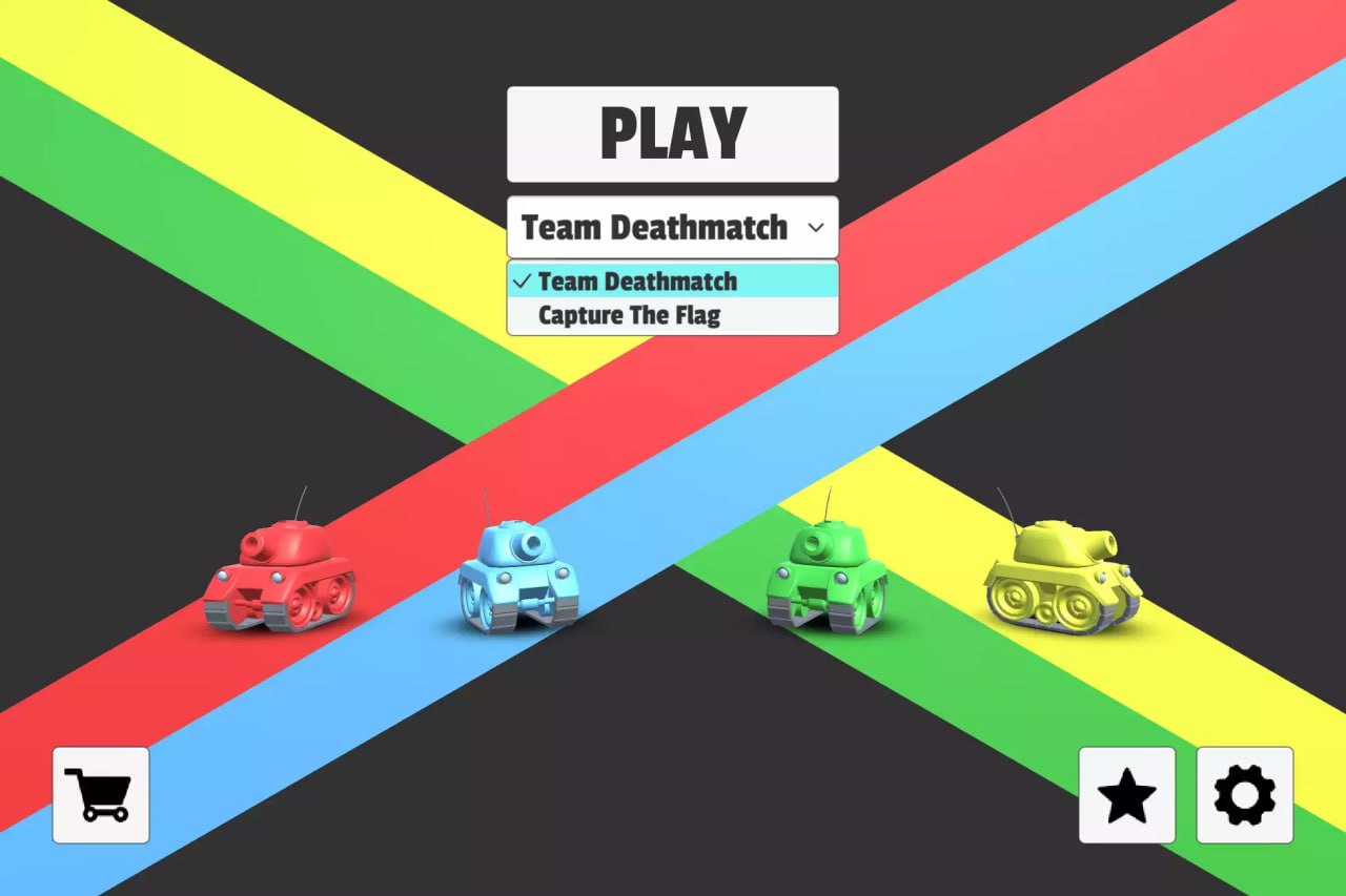 Tanks Multiplayer (Netcode, Photon)📱