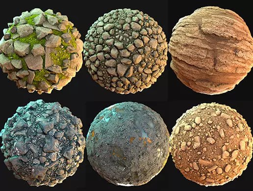 Terrain PBR textures VOL 2📱