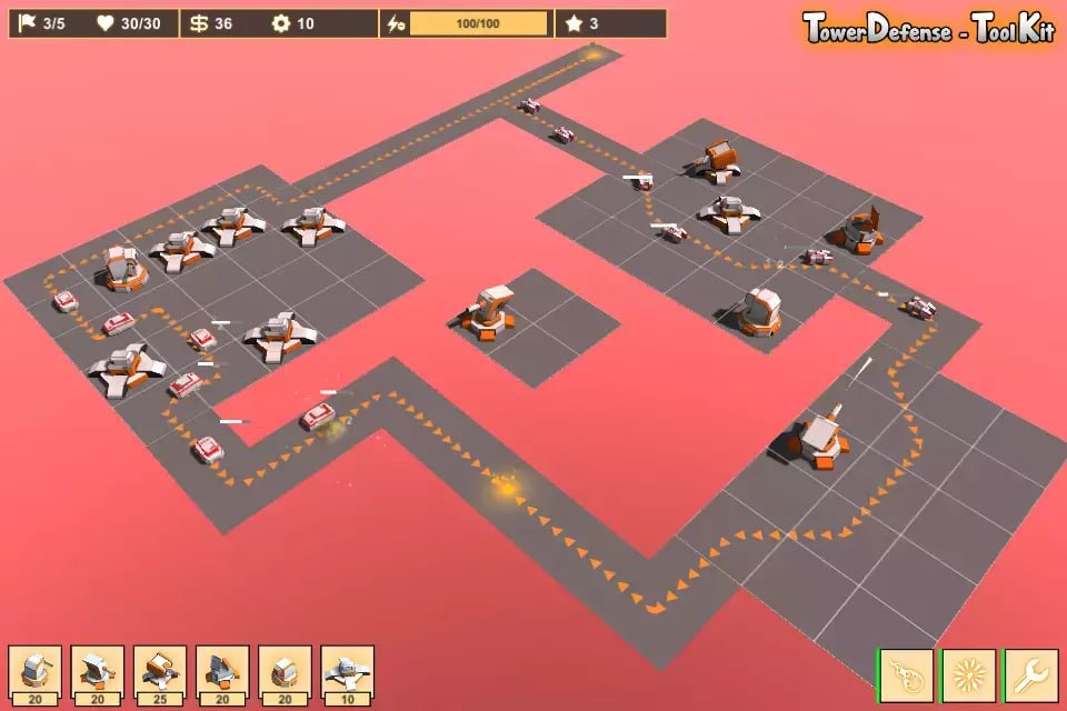 Tower Defense Toolkit 4 (TDTK-4)📱