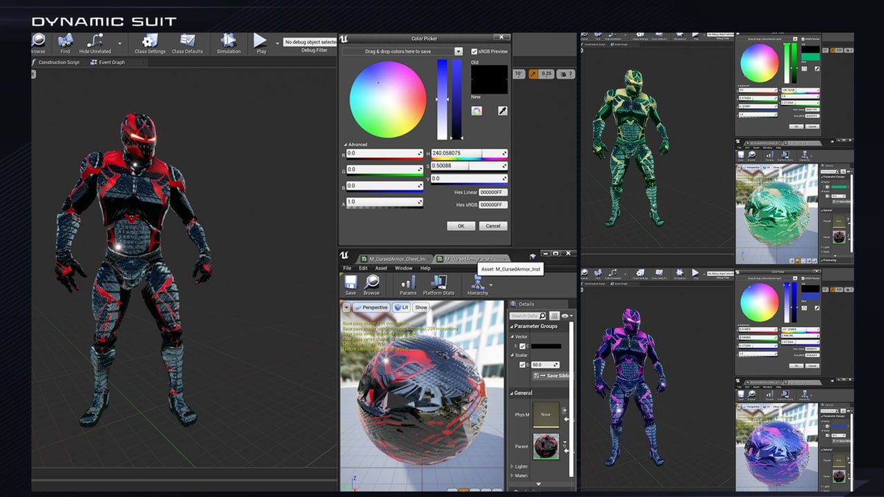 UE4 Mannequin Dynamic Suit Pack (PBR)📱 - изображение 3