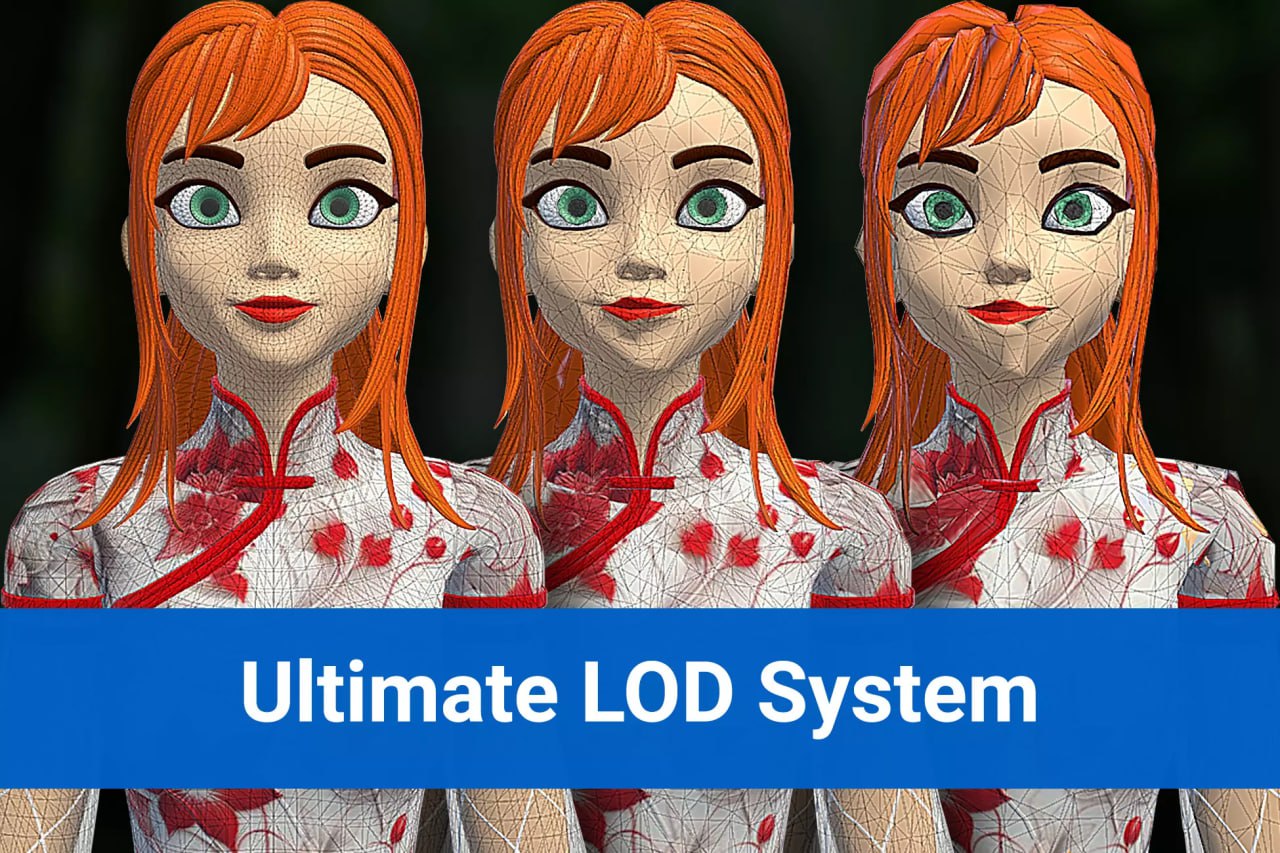 Ultimate LOD System MT - Automatic LOD Generator, Mesh Simplifier & More📱